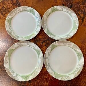 Corelle Textured Leaves Dinner Plates